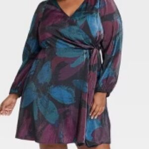 AVA & VIV Women's Multicolor Dress